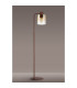 Ghent Large Floor Lamp 1 Light E27 Mocha / Amber Fade Glass-8