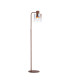 Ghent Large Floor Lamp 1 Light E27 Mocha / Iridescent Fade Glass-1