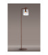 Ghent Large Floor Lamp 1 Light E27 Mocha / Iridescent Fade Glass-3