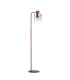 Ghent Large Floor Lamp 1 Light E27 Mocha / Iridescent Fade Glass-4