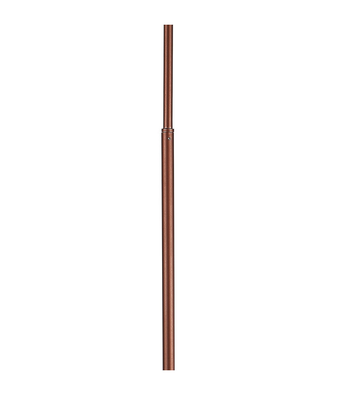 Ghent Large Floor Lamp 1 Light E27 Mocha / Iridescent Fade Glass-6