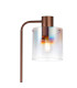 Ghent Large Floor Lamp 1 Light E27 Mocha / Iridescent Fade Glass-7