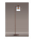 Ghent Large Floor Lamp 1 Light E27 Mocha / Iridescent Fade Glass-8