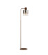 Ghent Large Floor Lamp 1 Light E27 Mocha / Smoke Fade Glass-4