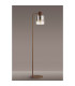 Ghent Large Floor Lamp 1 Light E27 Mocha / Smoke Fade Glass-8