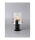 Ghent Table Lamp 1 Light E27 Black/Iridescent Fade Glass-3
