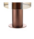 Ghent Table Lamp 1 Light E27 Mocha/Amber Fade Glass-5