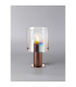 Ghent Table Lamp 1 Light E27 Mocha/Iridescent Fade Glass-3