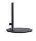Ghent Large Table Lamp 1 Light E27 Black / Amber Fade Glass-5