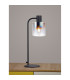 Ghent Large Table Lamp 1 Light E27 Black / Iridescent Fade Glass-3