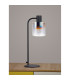 Ghent Large Table Lamp 1 Light E27 Black / Iridescent Fade Glass-7
