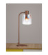 Ghent Large Table Lamp 1 Light E27 Mocha / Iridescent Fade Glass-3