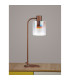Ghent Large Table Lamp 1 Light E27 Mocha / Iridescent Fade Glass-7