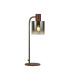 Ghent Large Table Lamp 1 Light E27 Mocha / Smoke Fade Glass-1