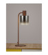 Ghent Large Table Lamp 1 Light E27 Mocha / Smoke Fade Glass-7