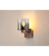 Ghent Single Switched Wall Lamp 1 Light E27 Mocha/Smoke Fade Glass-3