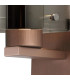 Ghent Single Switched Wall Lamp 1 Light E27 Mocha/Smoke Fade Glass-6