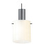 Hudson Linear Pendant 3 Light Adjustable E27 Dark Grey/Gloss White Wide Line Glass-8