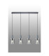 Hudson Linear Pendant 4 Light Adjustable E27 Dark Grey/Smoke Narrow Line Glass-10
