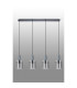 Hudson Linear Pendant 4 Light Adjustable E27 Dark Grey/Smoke Narrow Line Glass-11