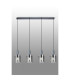 Hudson Linear Pendant 4 Light Adjustable E27 Dark Grey/Smoke Wide Line Glass-10