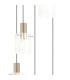 Hudson 66cm Round Pendant 5 Light Adjustable E27 Light Gold/Frosted/Clear Wide Line Glass-6