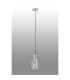 Hudson 21cm Single Pendant 1 Light Adjustable E27 Beige Stone/Clear Narrow Line Glass-7