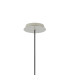 Hudson 21cm Single Pendant 1 Light Adjustable E27 Beige Stone/Gloss White Wide Line Glass-6