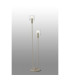 Hudson Stepped Floor Lamp 2 Light E27 Beige Stone/Clear Narrow Line Glass-3