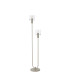 Hudson Stepped Floor Lamp 2 Light E27 Beige Stone/Clear Narrow Line Glass-4