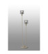 Hudson Stepped Floor Lamp 2 Light E27 Beige Stone/Smoke Narrow Line Glass-3