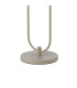 Hudson Stepped Floor Lamp 2 Light E27 Beige Stone/Smoke Narrow Line Glass-5