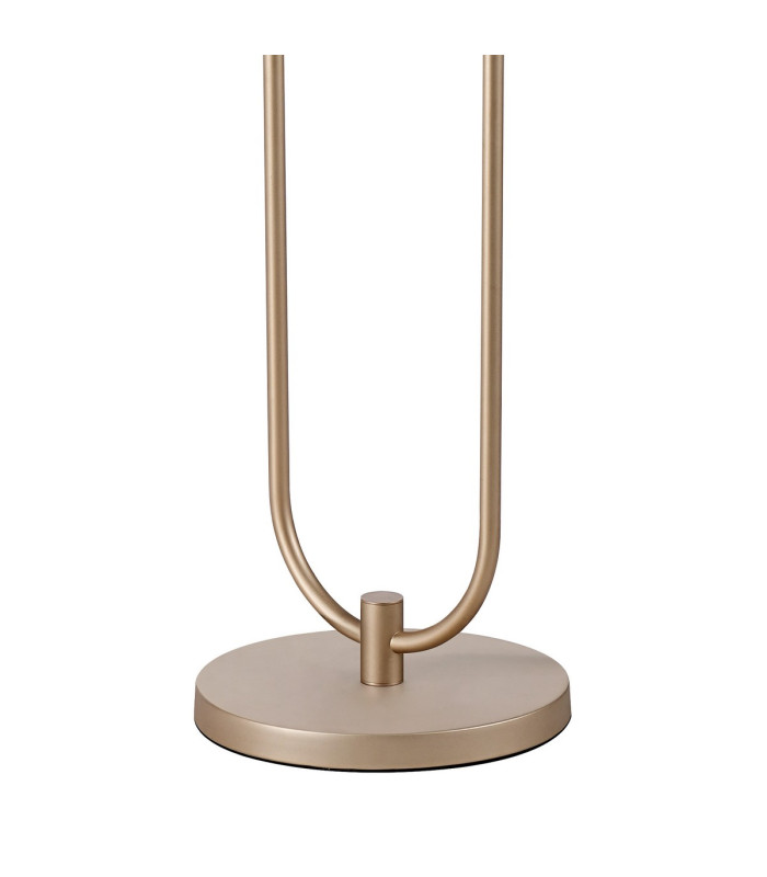 Hudson Stepped Floor Lamp 2 Light E27 Light Gold/Amber Narrow Line Glass-5