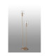 Hudson Stepped Floor Lamp 2 Light E27 Light Gold/Clear Narrow Line Glass-7
