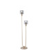 Hudson Stepped Floor Lamp 2 Light E27 Light Gold/Smoke Narrow Line Glass-1