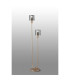 Hudson Stepped Floor Lamp 2 Light E27 Light Gold/Smoke Narrow Line Glass-3