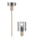 Hudson Stepped Floor Lamp 2 Light E27 Light Gold/Smoke Narrow Line Glass-6