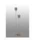Hudson Stepped Floor Lamp 2 Light E27 Light Gold/Smoke Narrow Line Glass-7