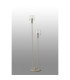 Hudson Stepped Floor Lamp 2 Light E27 Beige Stone/Clear Wide Line Glass-7
