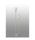 Hudson Stepped Floor Lamp 2 Light E27 Beige Stone/Gloss White Wide Line Glass-7