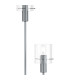 Hudson Stepped Floor Lamp 2 Light E27 Dark Grey/Clear Wide Line Glass-6