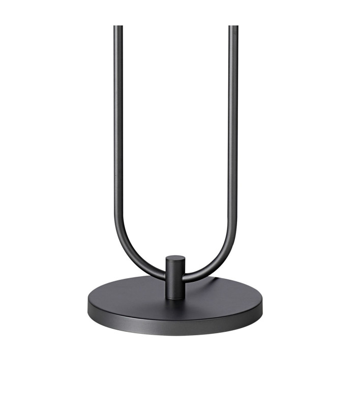 Hudson Stepped Floor Lamp 2 Light E27 Dark Grey/Gloss White Wide Line Glass-5