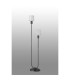 Hudson Stepped Floor Lamp 2 Light E27 Dark Grey/Gloss White Wide Line Glass-7