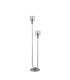 Hudson Stepped Floor Lamp 2 Light E27 Dark Grey/Smoke Wide Line Glass-4
