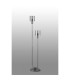 Hudson Stepped Floor Lamp 2 Light E27 Dark Grey/Smoke Wide Line Glass-7