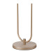 Hudson Stepped Floor Lamp 2 Light E27 Light Gold/Amber Wide Line Glass-5