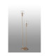 Hudson Stepped Floor Lamp 2 Light E27 Light Gold/Clear Wide Line Glass-7
