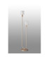 Hudson Stepped Floor Lamp 2 Light E27 Light Gold/Gloss White Wide Line Glass-7