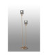 Hudson Stepped Floor Lamp 2 Light E27 Light Gold/Smoke Wide Line Glass-3