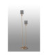 Hudson Stepped Floor Lamp 2 Light E27 Light Gold/Smoke Wide Line Glass-7